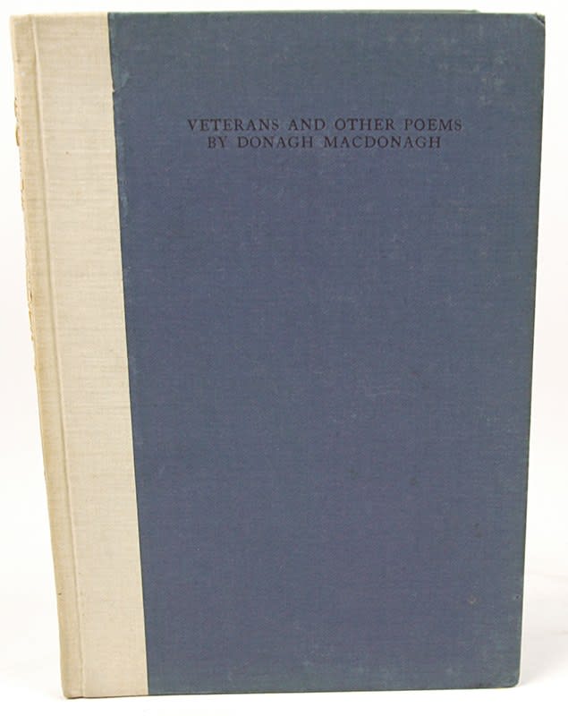 Veterans and Other Poems by Donagh MacDonagh. Front cover.