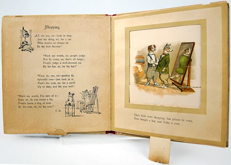 Pastime Pictures. A Book of Transformation Scenes. Movable spread