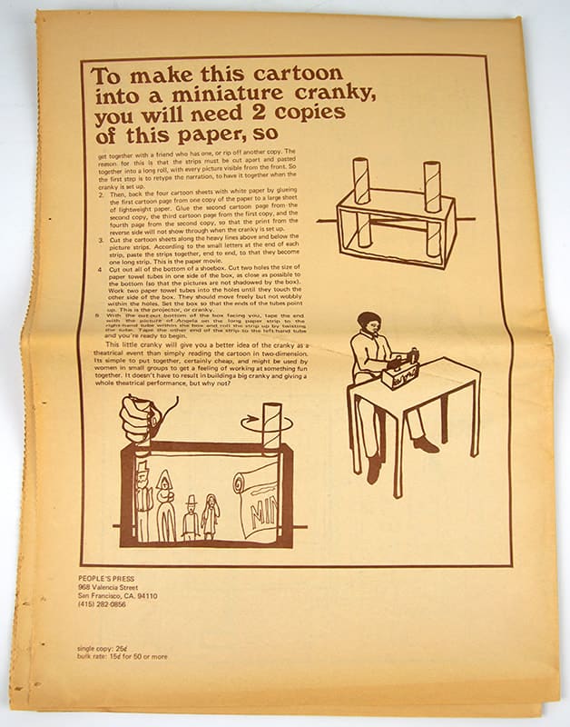 The Women's Street Theater. This is a cranky...or rather, it can be a cranky. Instruction page.