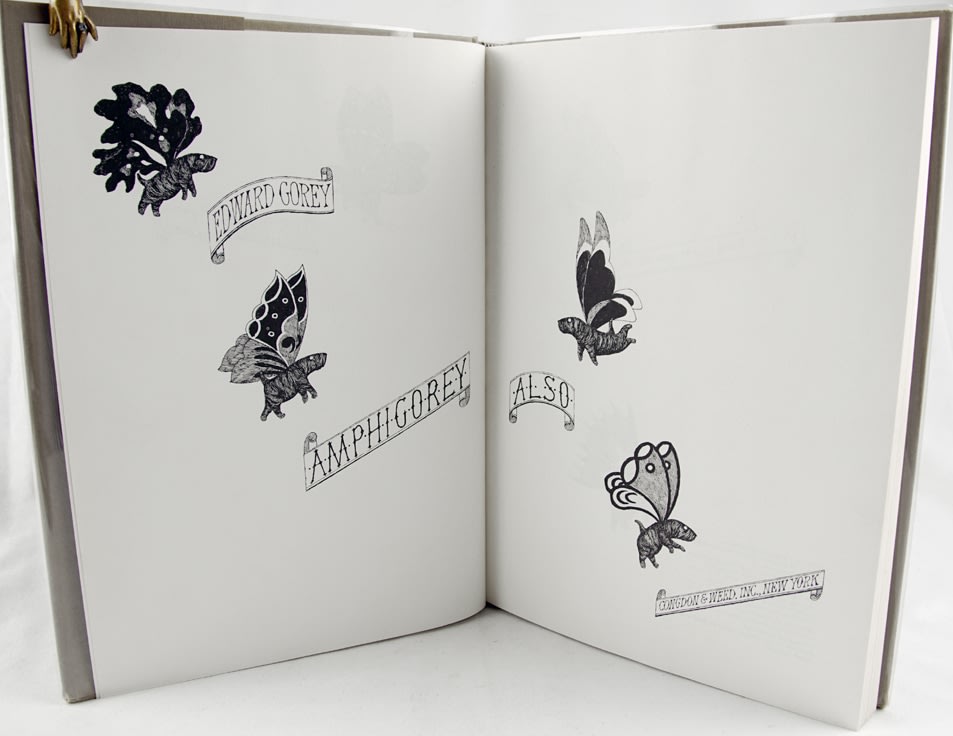 Amphigorey Also title-page spread