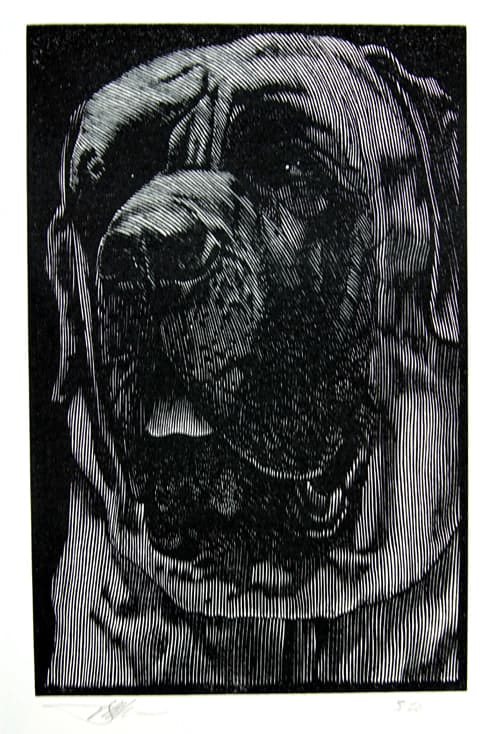 Six Engravings illustrated by Barry Moser, with poem by Richard Grossman. Engraving.