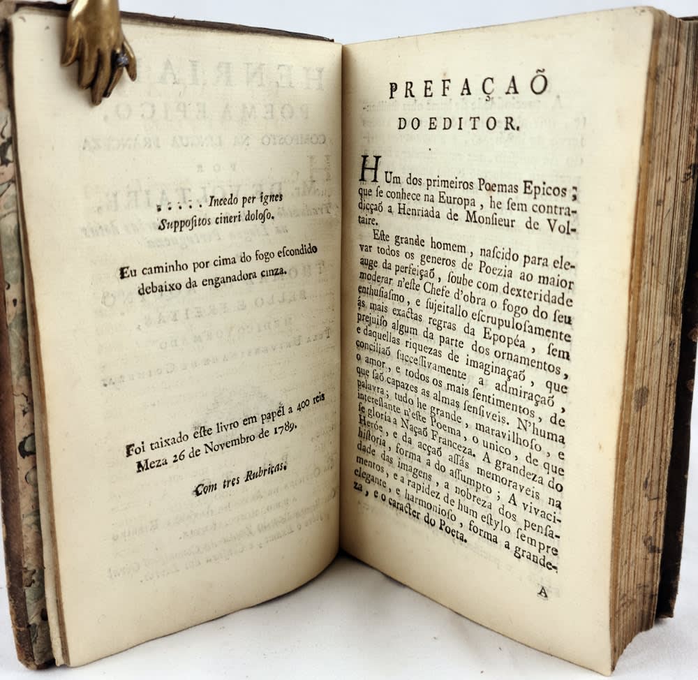 Henriada Poema Epico. Text spread