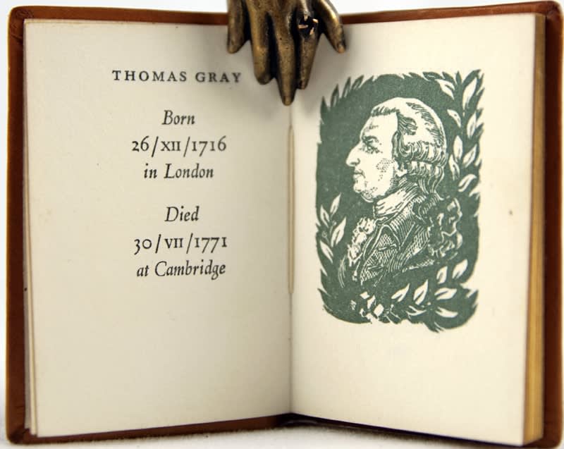 Gray's Elegy. Written in a Country Churchyard. Illustrated spread