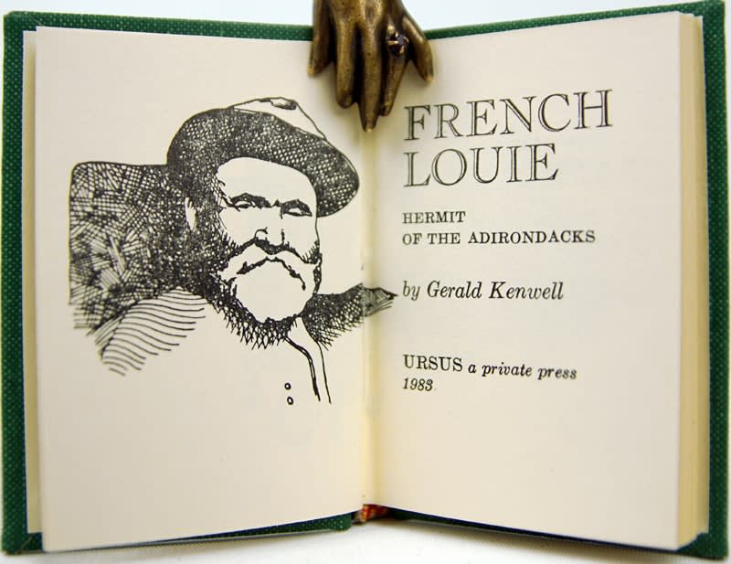 French Louie. Hermit of the Adirondacks. Title-page spread