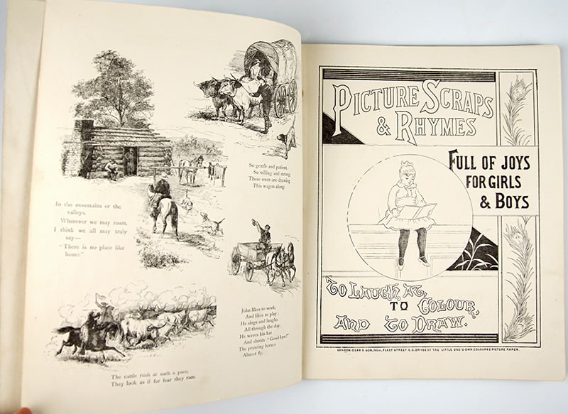 Picture Scraps & Rhymes. Interior page.