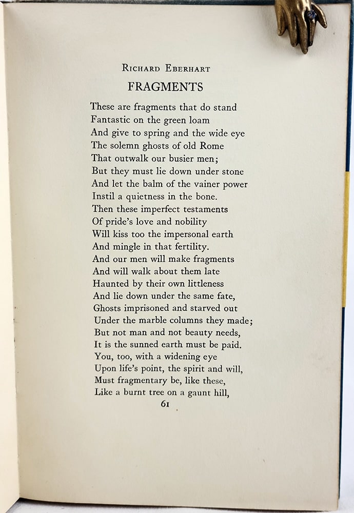 New Signatures. Poems by Several Hands. Text page