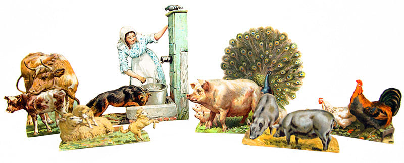 The Little Folk's Farmyard set