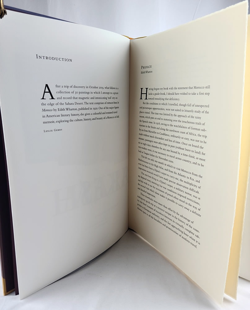 Marrakesh. Text spread