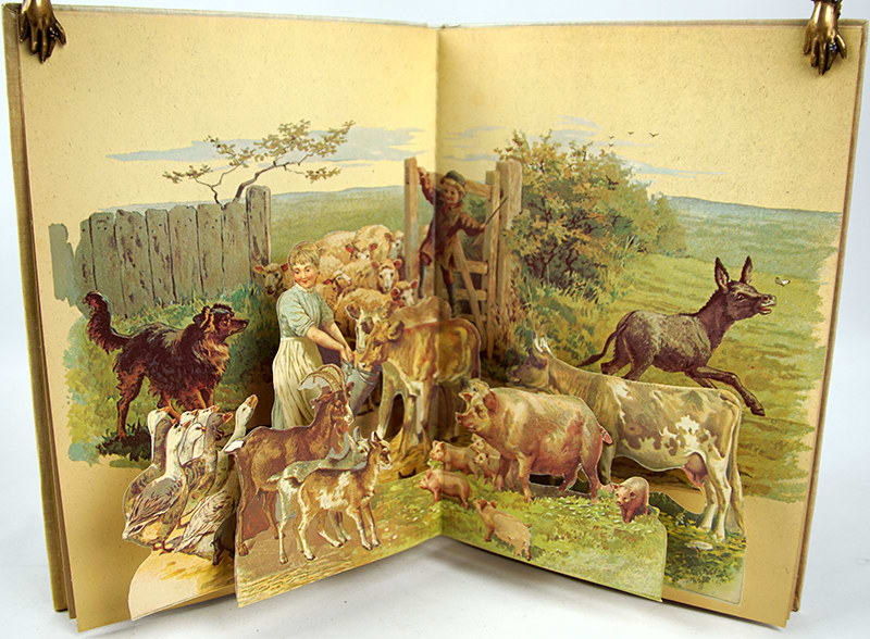 The Great Panorama Picture Book. A Reproduction from an Antique Three-Dimensional Book. Interior page with popups.