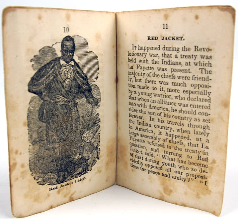 Indian Anecdotes. Illustrated text spread