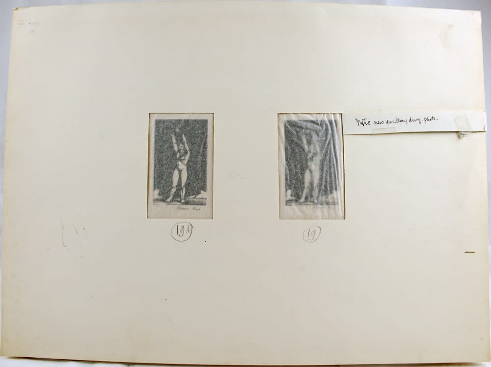 Child and Star - editioned print and trial proof notes on mat