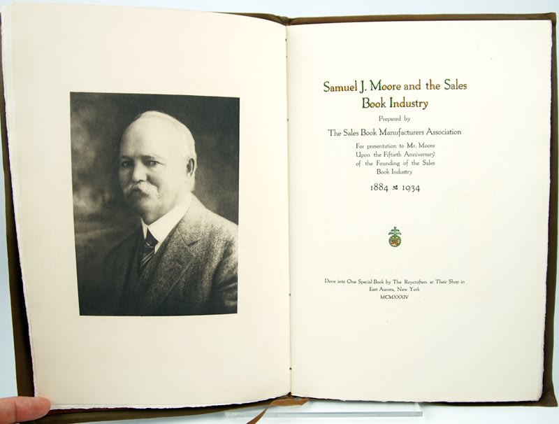 O. L. Moore, et al., Samuel J. Moore and the Sales Book Industry, 1934