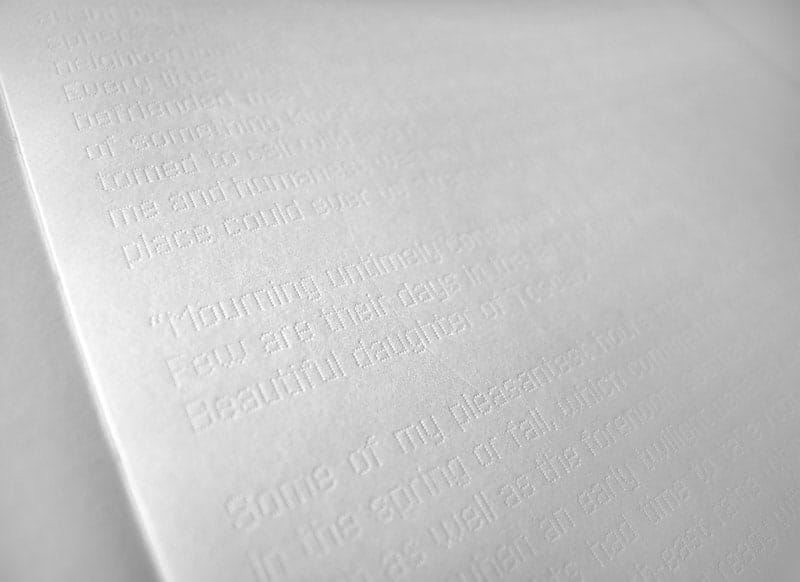 Solitude by Veronika Schäpers. Interior page.