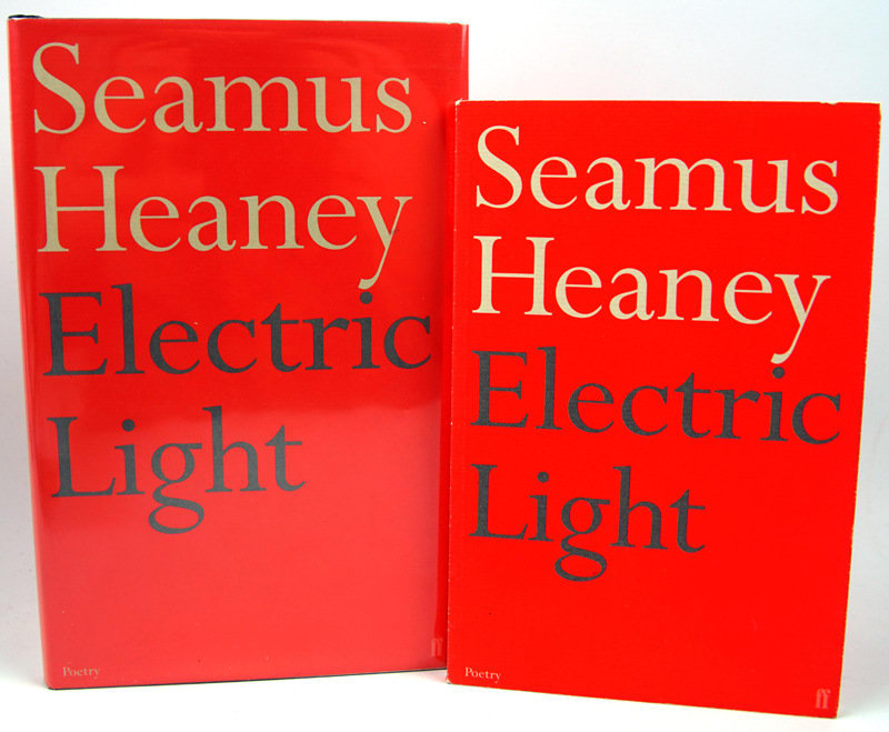 Electric Light by Seamus Heaney. Paperback and hardcover in dust jacket.