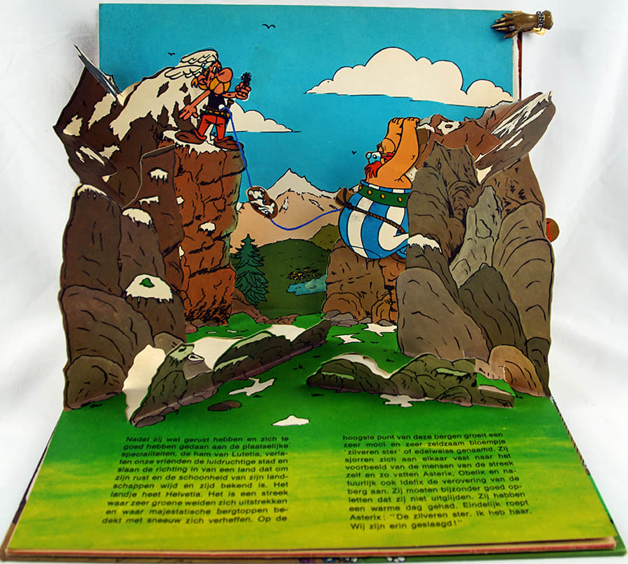 De Reizen van Asterix. Pop-up spread