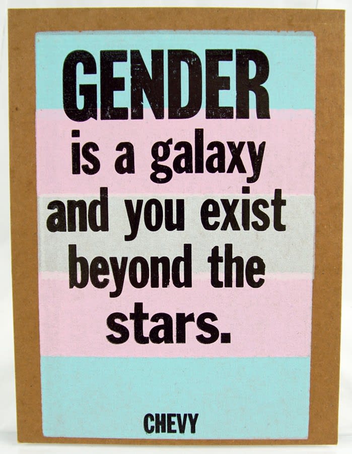 Amos Paul Kennedy, Jr., "Gender is a galaxy", 2024