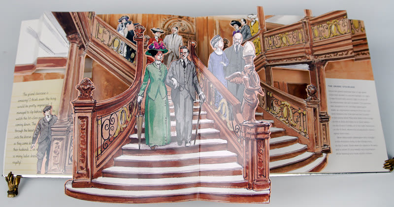 Titanic. The Ship of Dreams. Pop-up spread