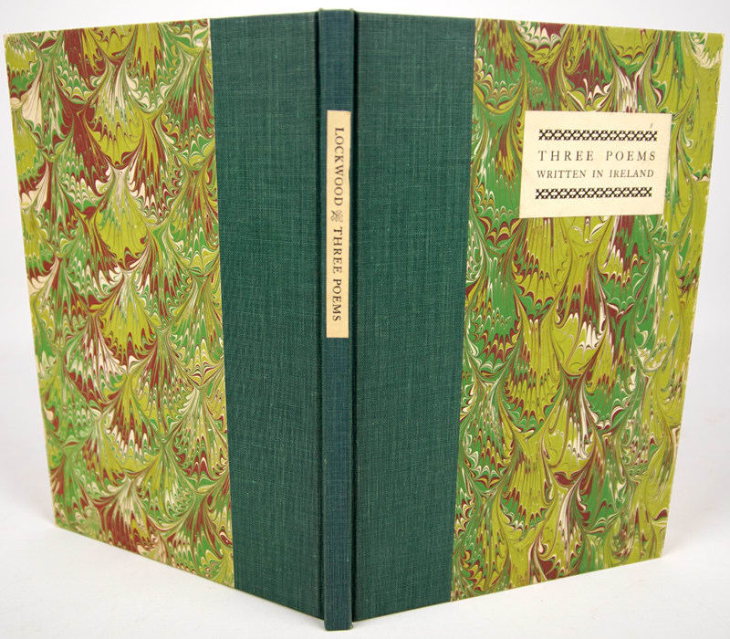 Three Poems Written in Ireland. Binding