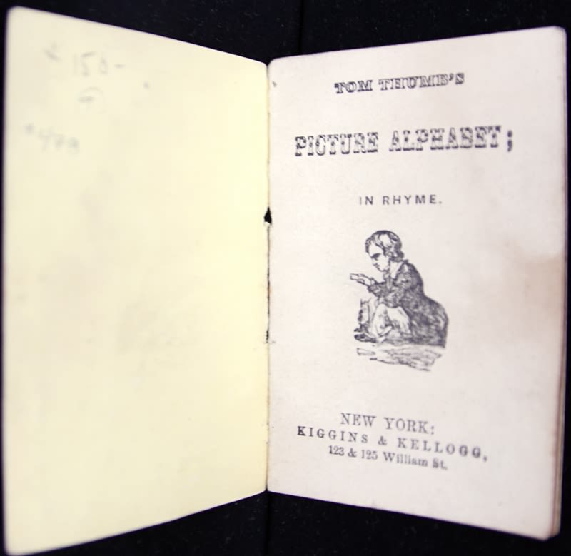 Tom Thumb's Picture Alphabet. Title-page spread