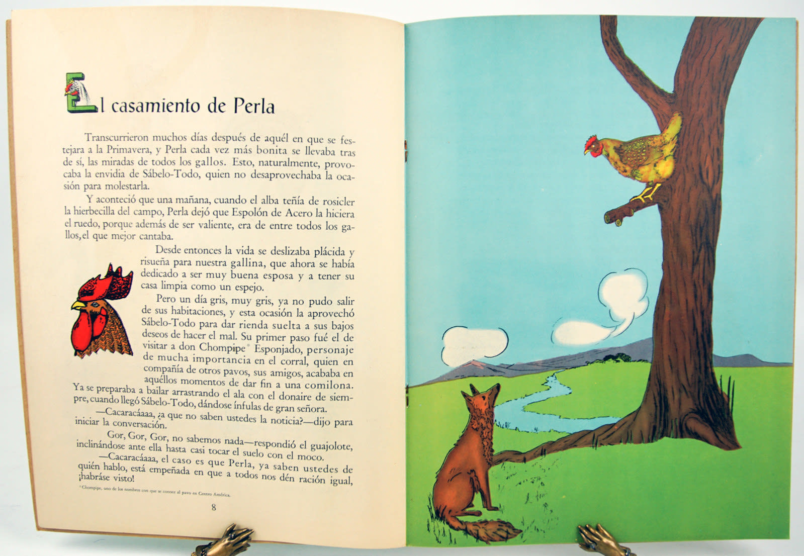 La Picara Sabelotodo by Blanca Lydia Trejo. Opening spread