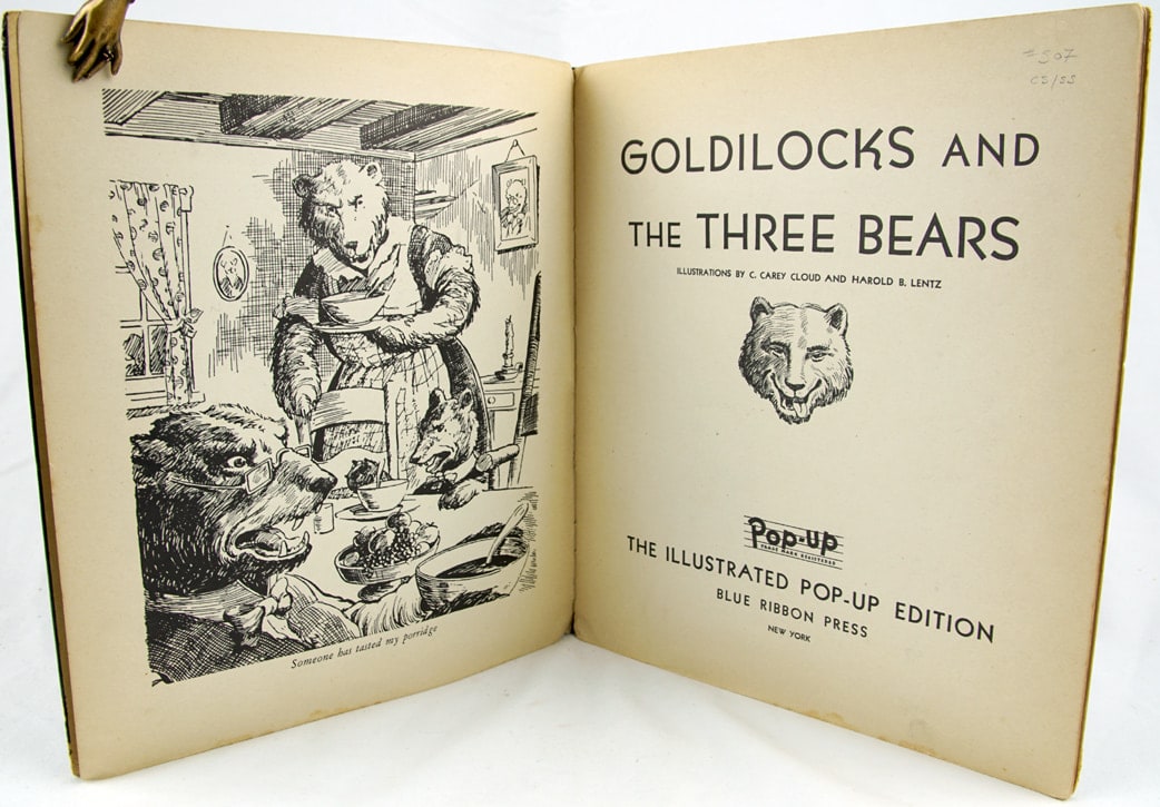 Goldilocks and the Three Bears. Title-page spread