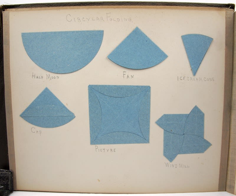 Sequenced Froebel Album. Paper folding