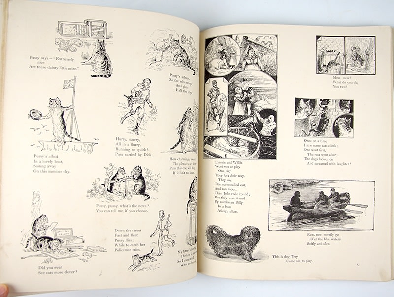 Picture Scraps & Rhymes. Interior page.