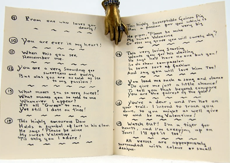 The Jenny Wren Book of Valentines. Text spread