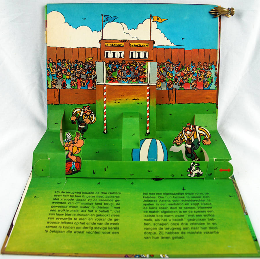 De Reizen van Asterix. Pop-up spread