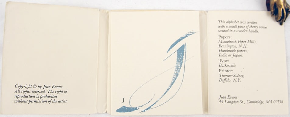 Alphabet. Text spread