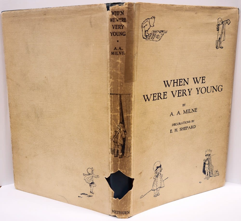 When We Were Very Young. Dust jacket