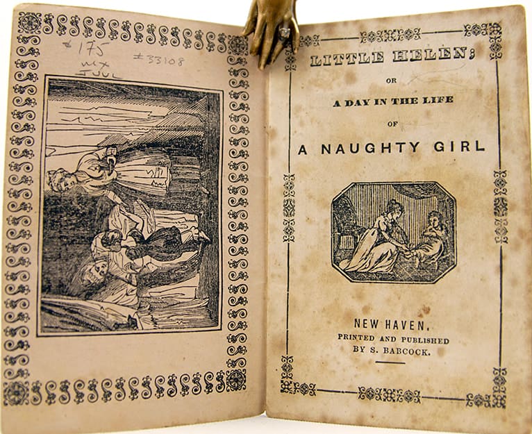 Little Helen; or A Day in the Life of a Naughty Girl. Tile page.