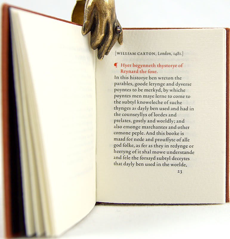 The History of Reynard the Fox. Text page