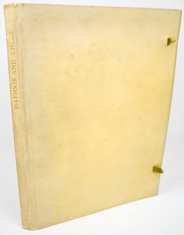 Daphnis and Chloe, published by Elston Press. Limp vellum binding