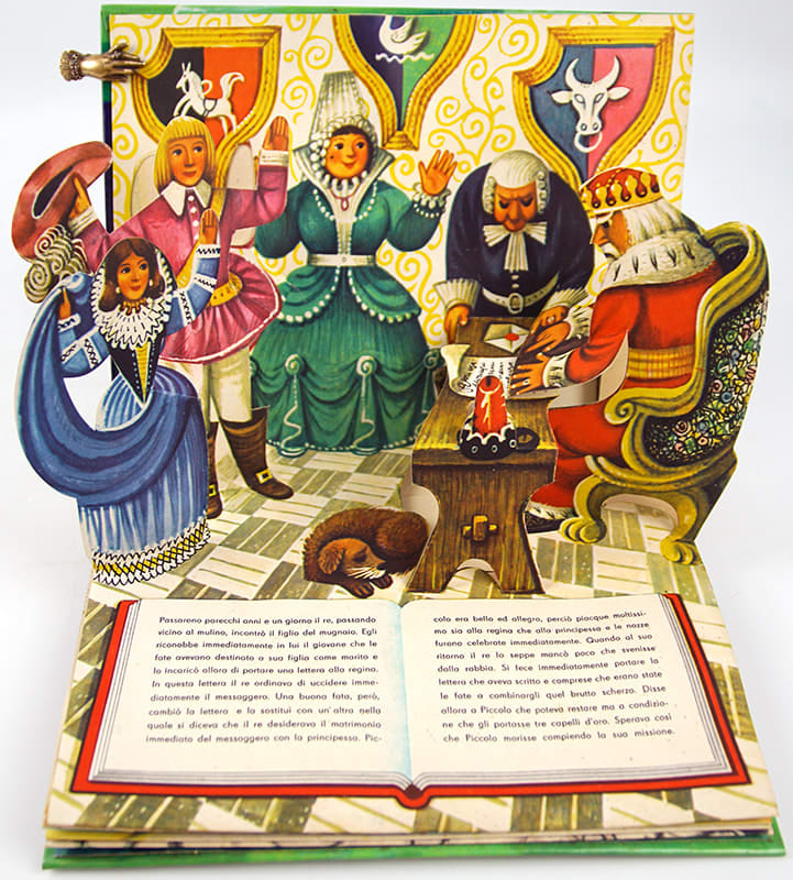 I Tre Capelli d'Oro by Vojtech Kubasta. Pop-up illustration