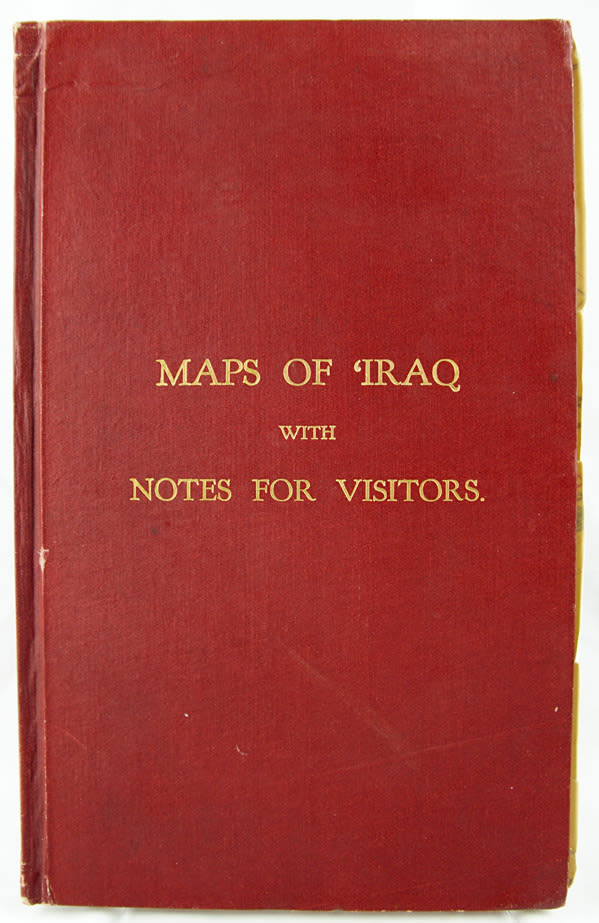 Maps of Iraq with Notes for Visitors. Binding