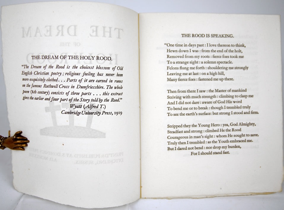 The Dream of the Holy Rood. Text spread