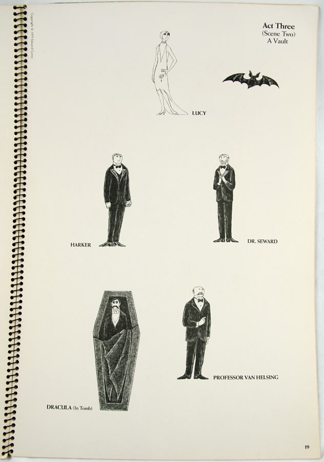 Dracula: A Toy Theatre. Illustration