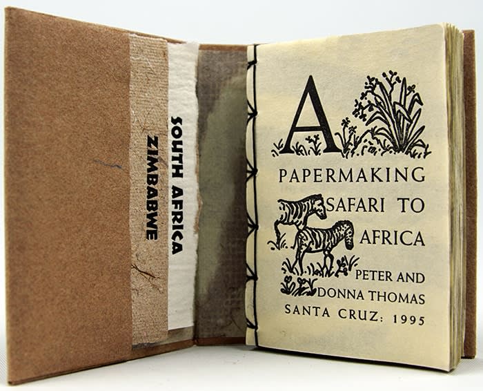 A Papermaking Safari to Africa. Title page