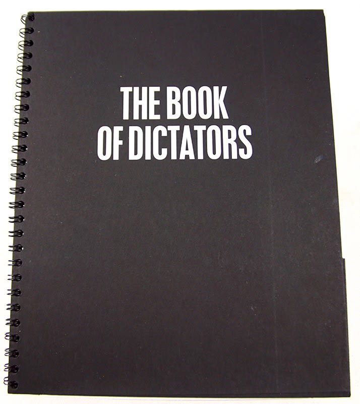 The Book of Dictators. Front cover