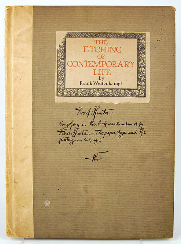 Frank Weitenkampf; Ernest D. Roth (illus.), The Etching of Contemporary Life, 1916