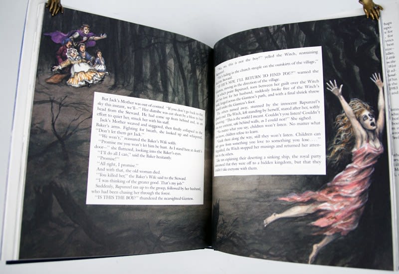 Into the Woods. Illustrated spread