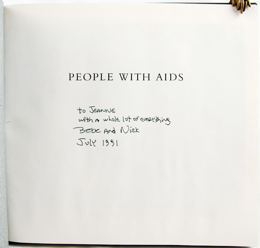 People with AIDS. Inscription