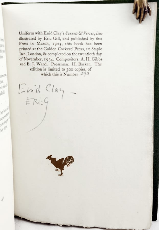 The Constant Mistress. Colophon