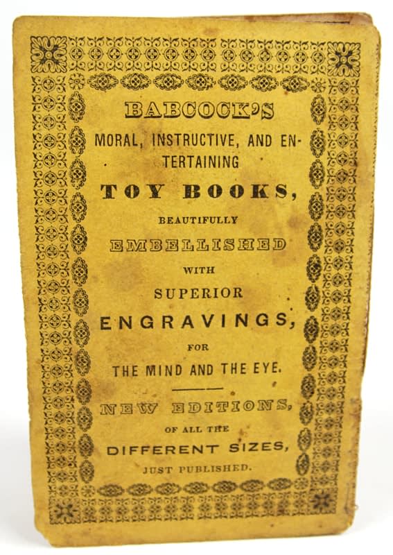 The Child's Own Story Book. Back cover