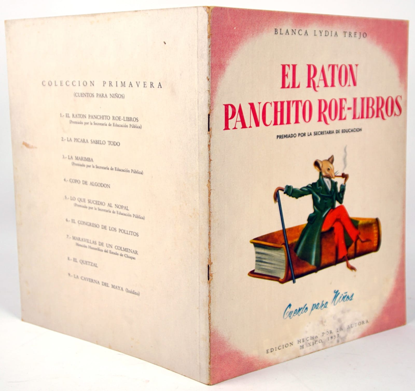 El Raton Panchito Roe-Libros by Blanca Lydia Trejo. Covers