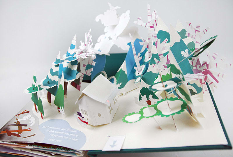 Winter's Tale. An Original Pop-Up Journey by Robert Sabuda. Pop-up spread