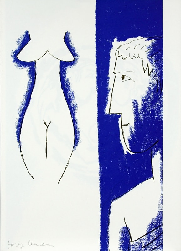 Suite of eight lithographs for Poems by Catullus, illustrated by Josef Herman. Lithograph.