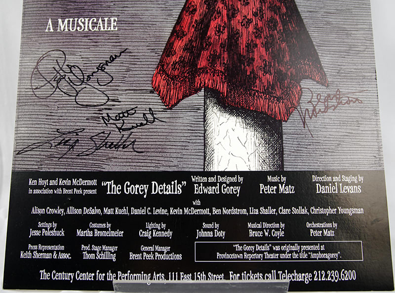 The Gorey Details: A Musicale poster detail