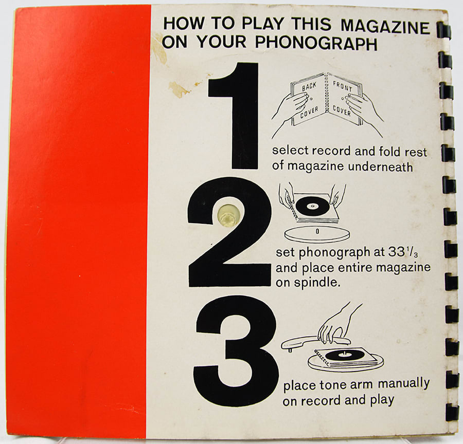 Echo phonograph magazine. Back cover